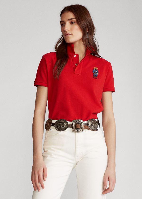 Camisa Polo Polo Ralph Lauren Classic Fit Bear Mulher 51704-MNLA